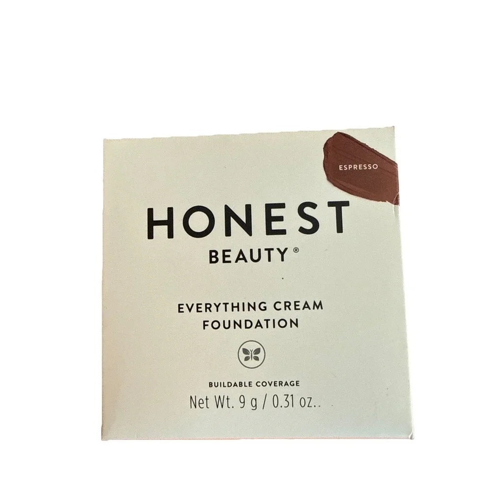 Honest Beauty Everything Cream Foundation 9 g/0.31 oz *Expresso Shade* New Box
